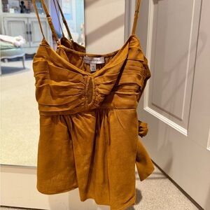 Banana republic burnt orange top